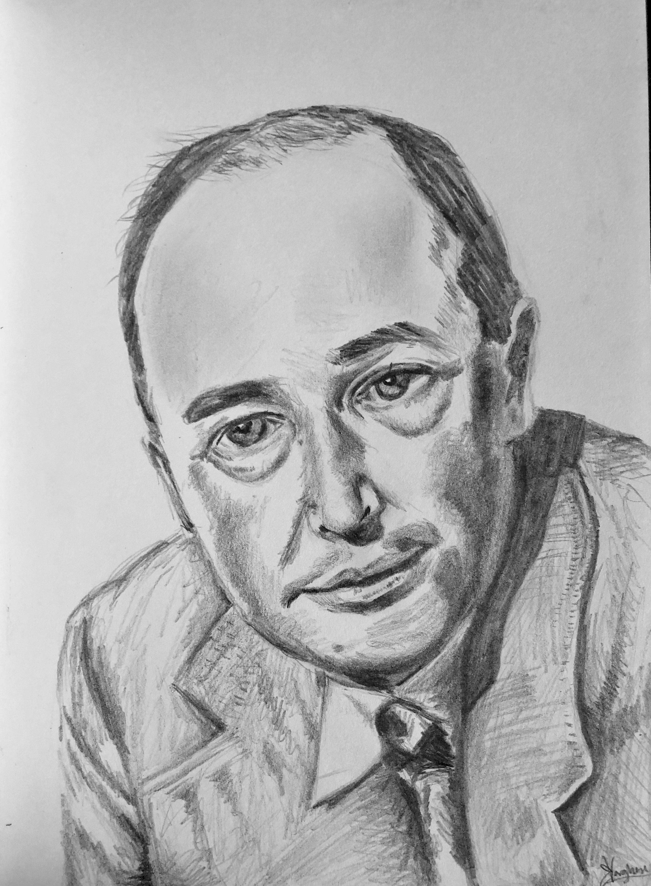 cs lewis sketch by esther v