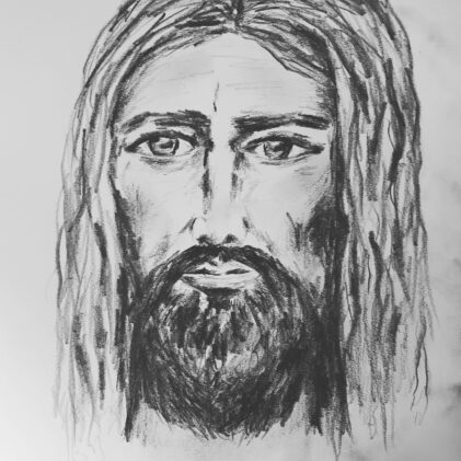Jesus Christ sketch by esther v